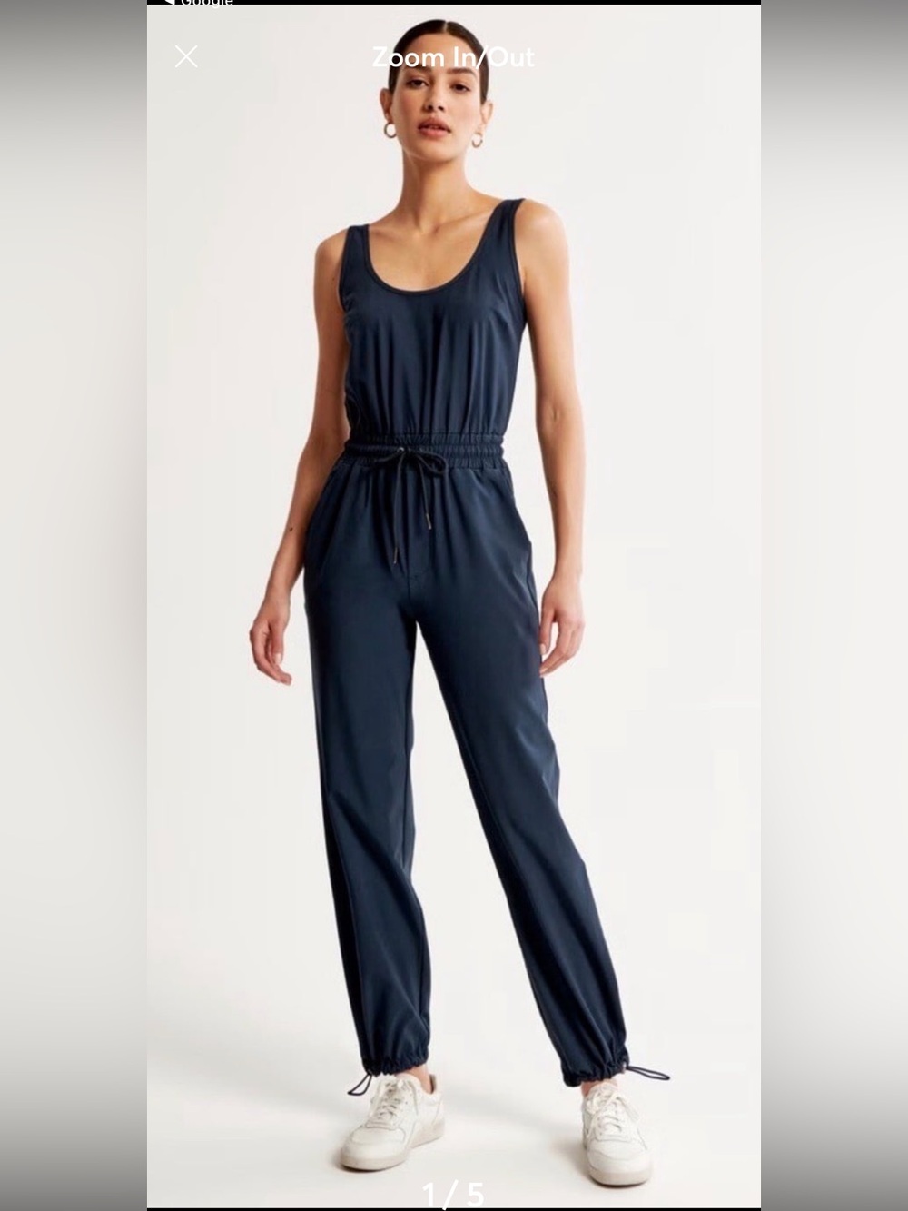 Abercrombie & Fitch Women’s Traveler Black Athletic Jumpsuit Size XL